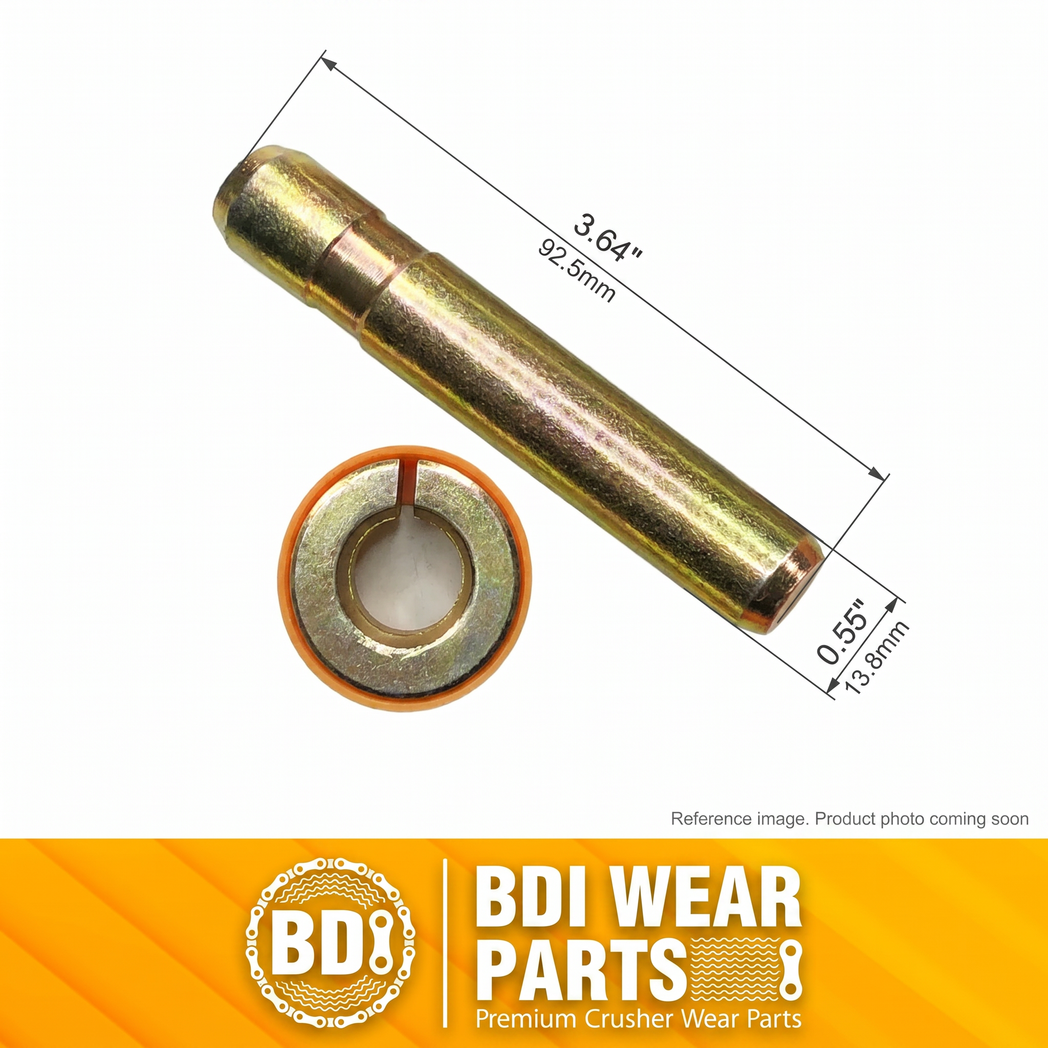 Caterpillar 8E6358 Ground Engaging Tool Pins front product photo | stocked in BC, ships Canada-wide