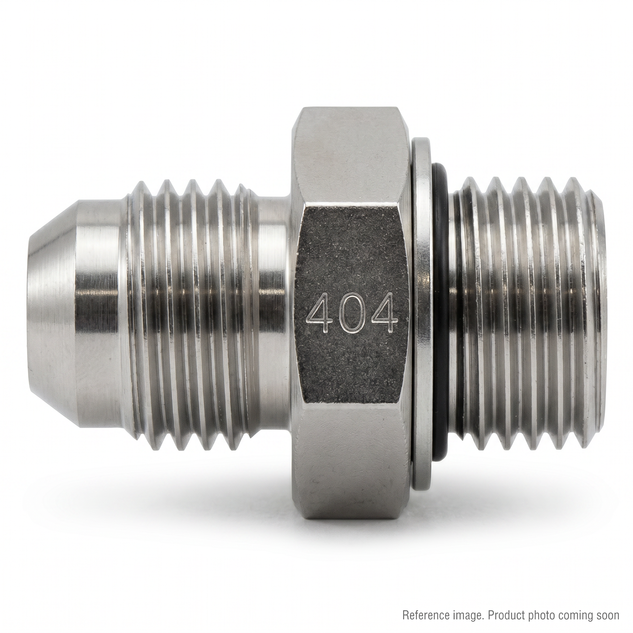 Adaptall 9002-04-06 Hydraulic Adapters three-quarter angle product photo | stocked in BC, ships Canada-wide