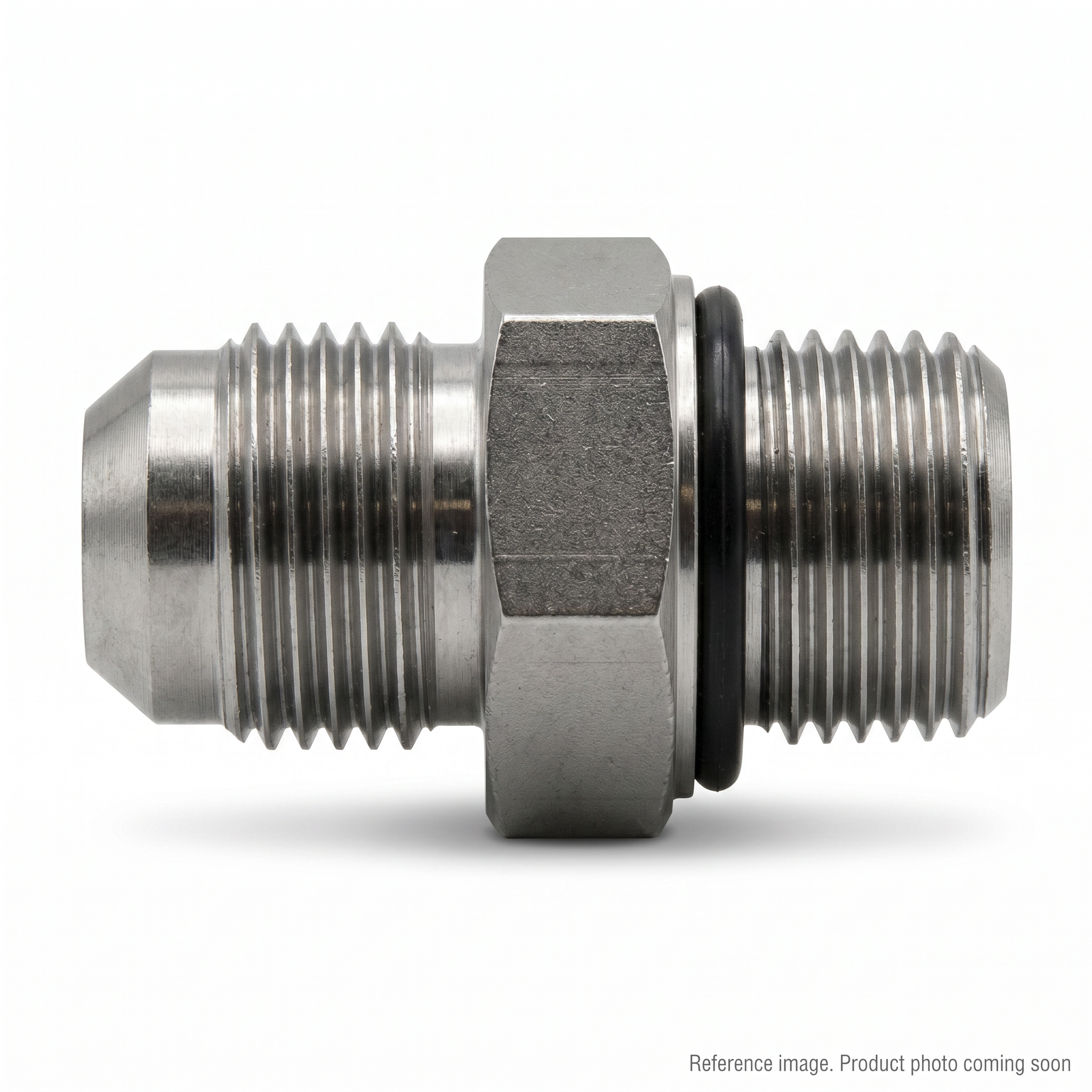 Adaptall 9002-06-04 Hydraulic Adapters three-quarter angle product photo | stocked in BC, ships Canada-wide