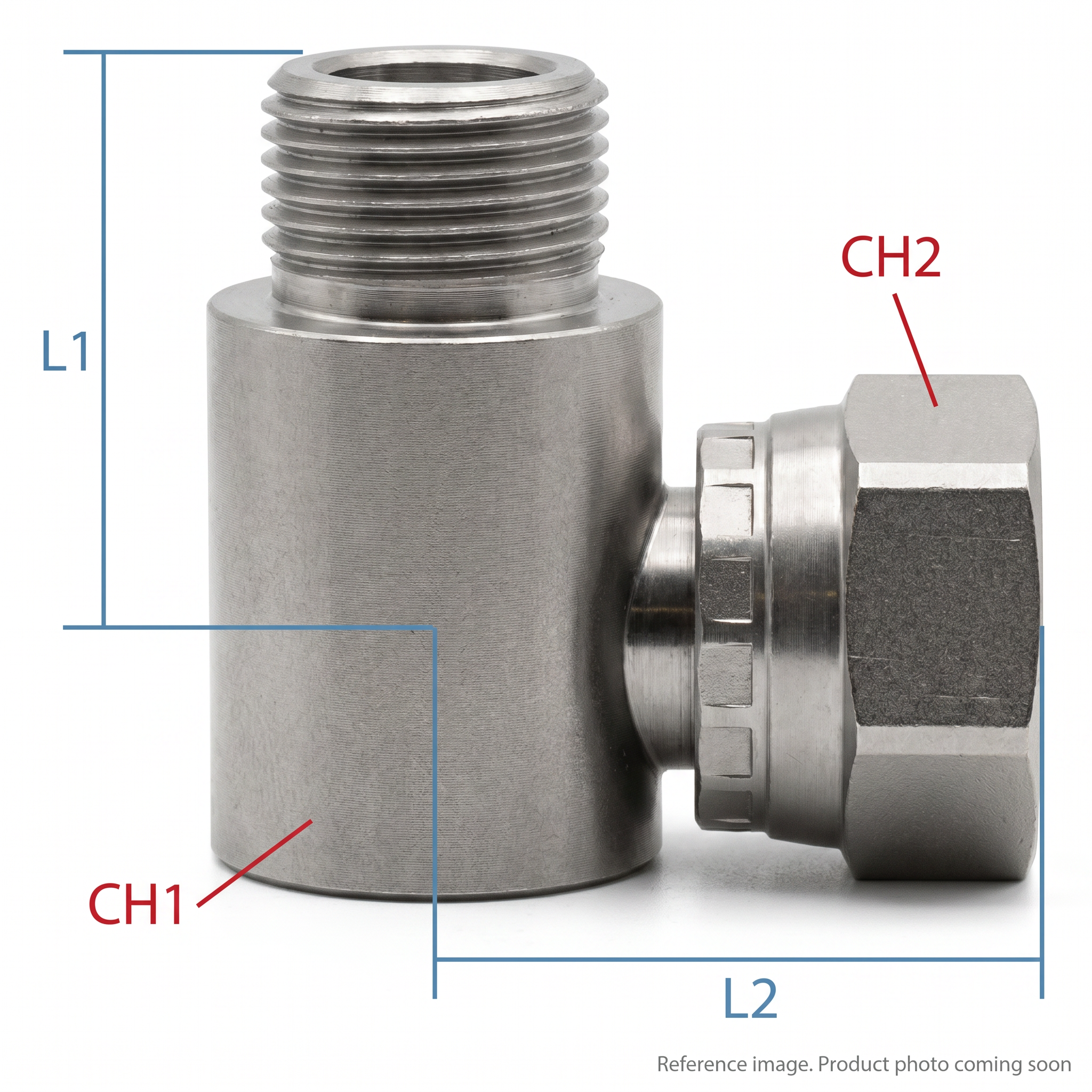 Adaptall 9060-04-04 Hydraulic Adapters alternate angle product photo | stocked in BC, ships Canada-wide
