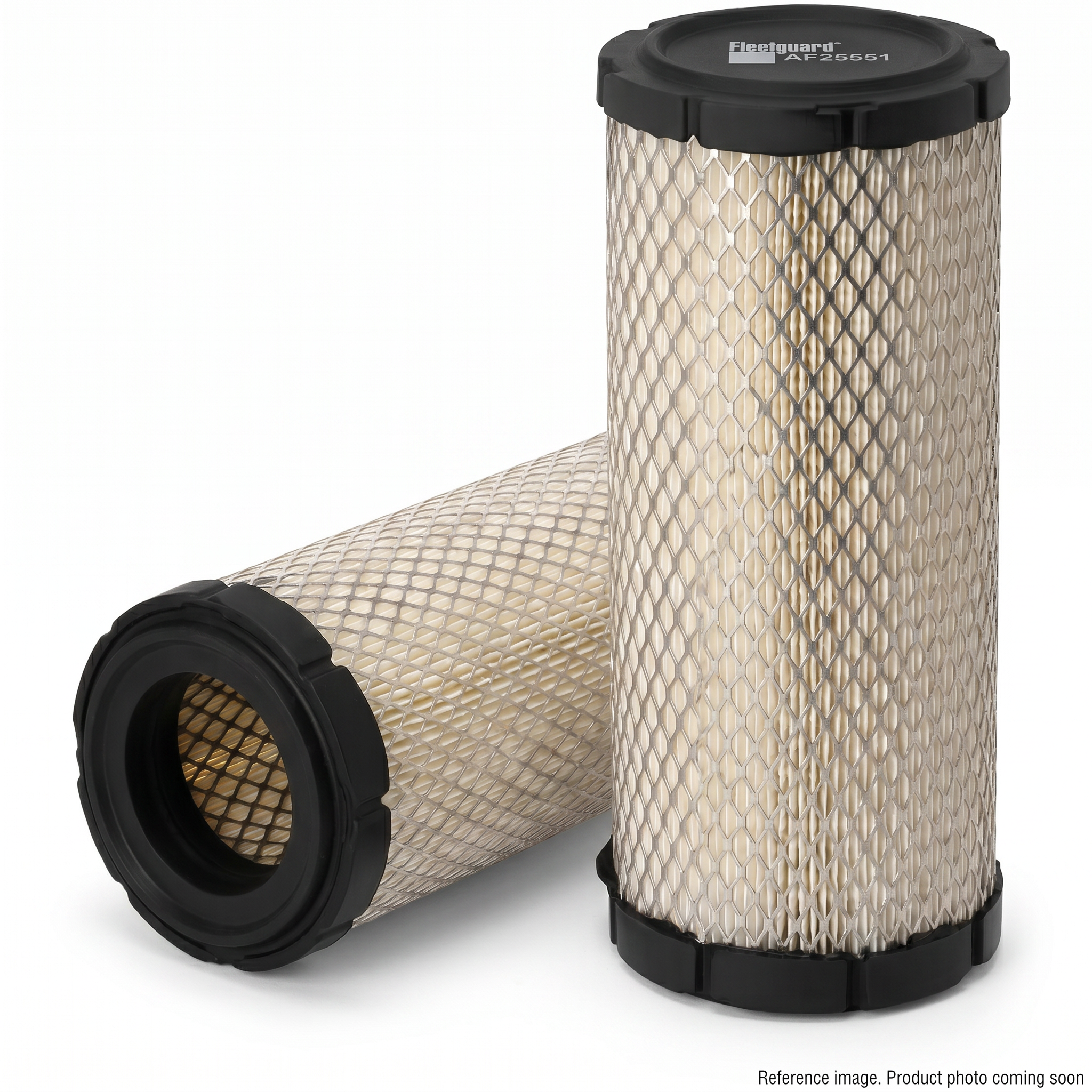 Fleetguard AF25551 Air Filter three-quarter angle product photo | stocked in BC, ships Canada-wide