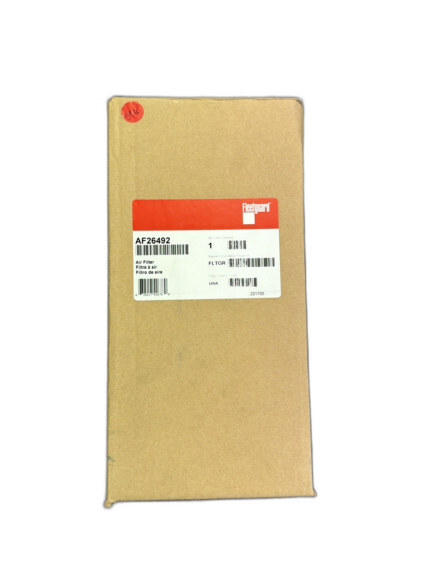 AF26492 Fleetguard Air Filter Element