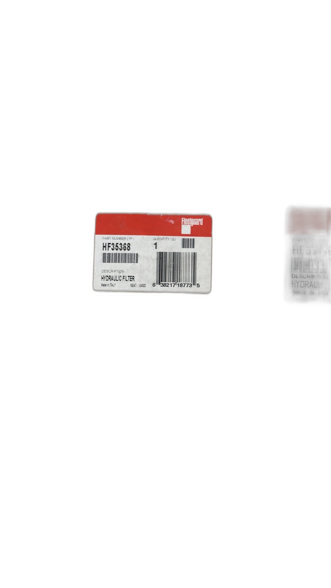 HF35368 Fleetguard Hydraulic Filter