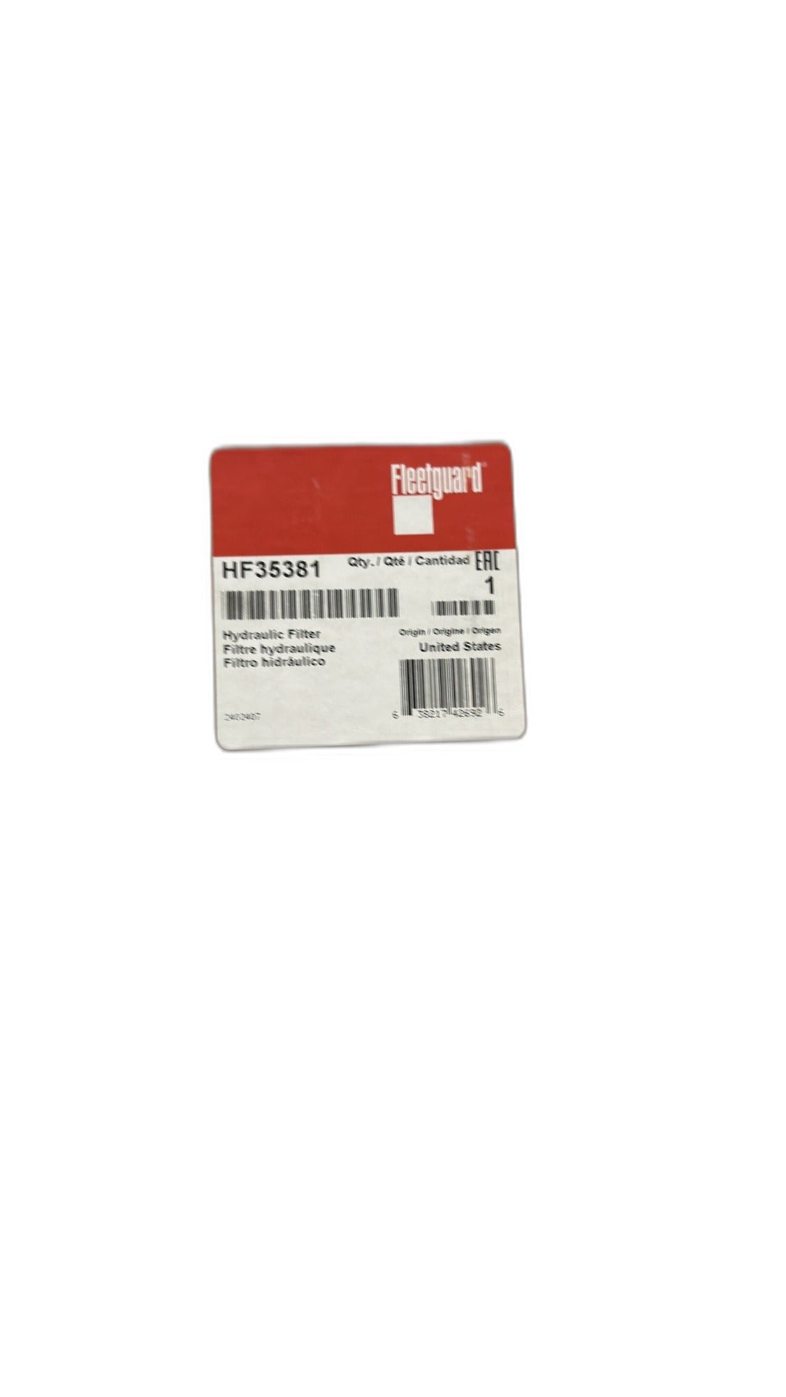 HF35381 Fleetguard Hydraulic Filter