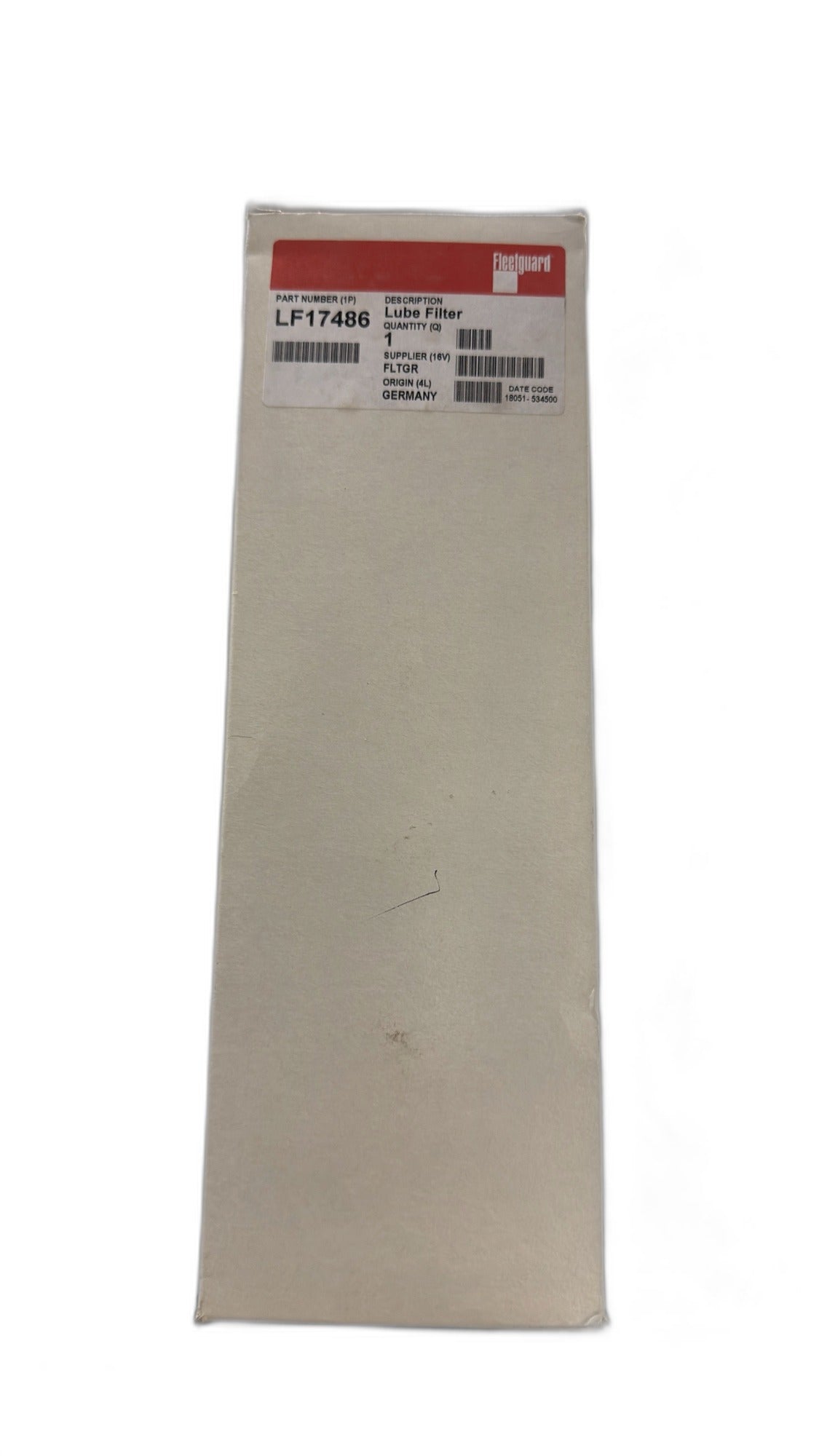 LF17486 Fleetguard Cartridge Oil Filter