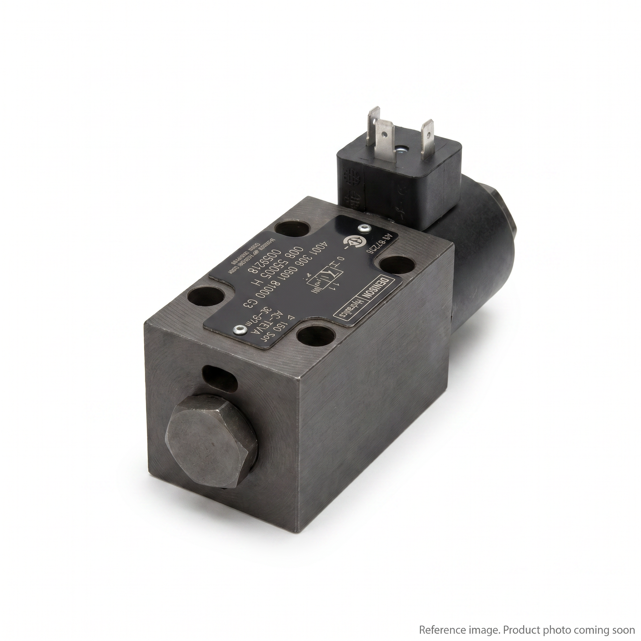Denison LR69250 Hydraulic Solenoid Valve front product photo | stocked in BC, ships Canada-wide
