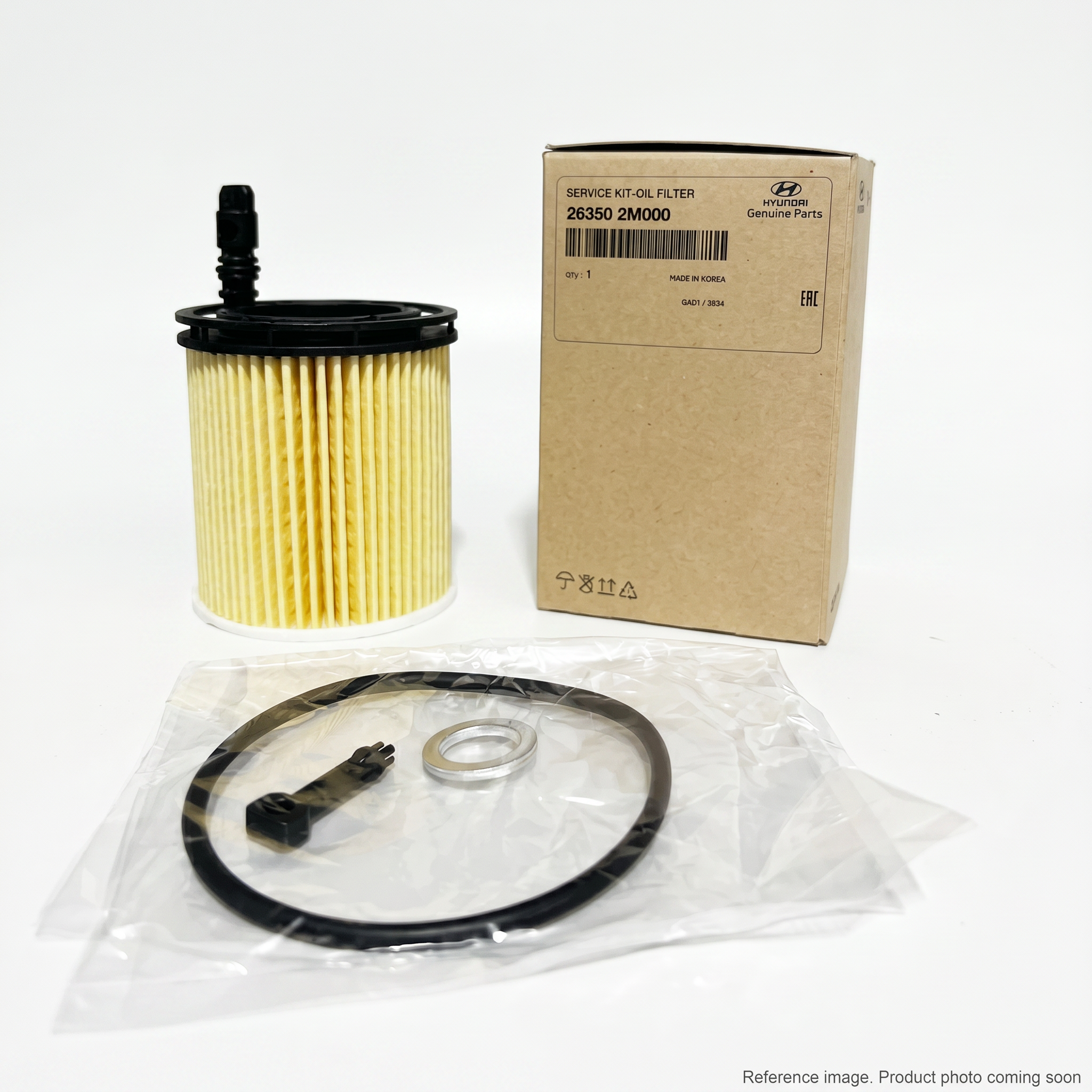 Hyundai S01720802Q Oil Filter front product photo | stocked in BC, ships Canada-wide