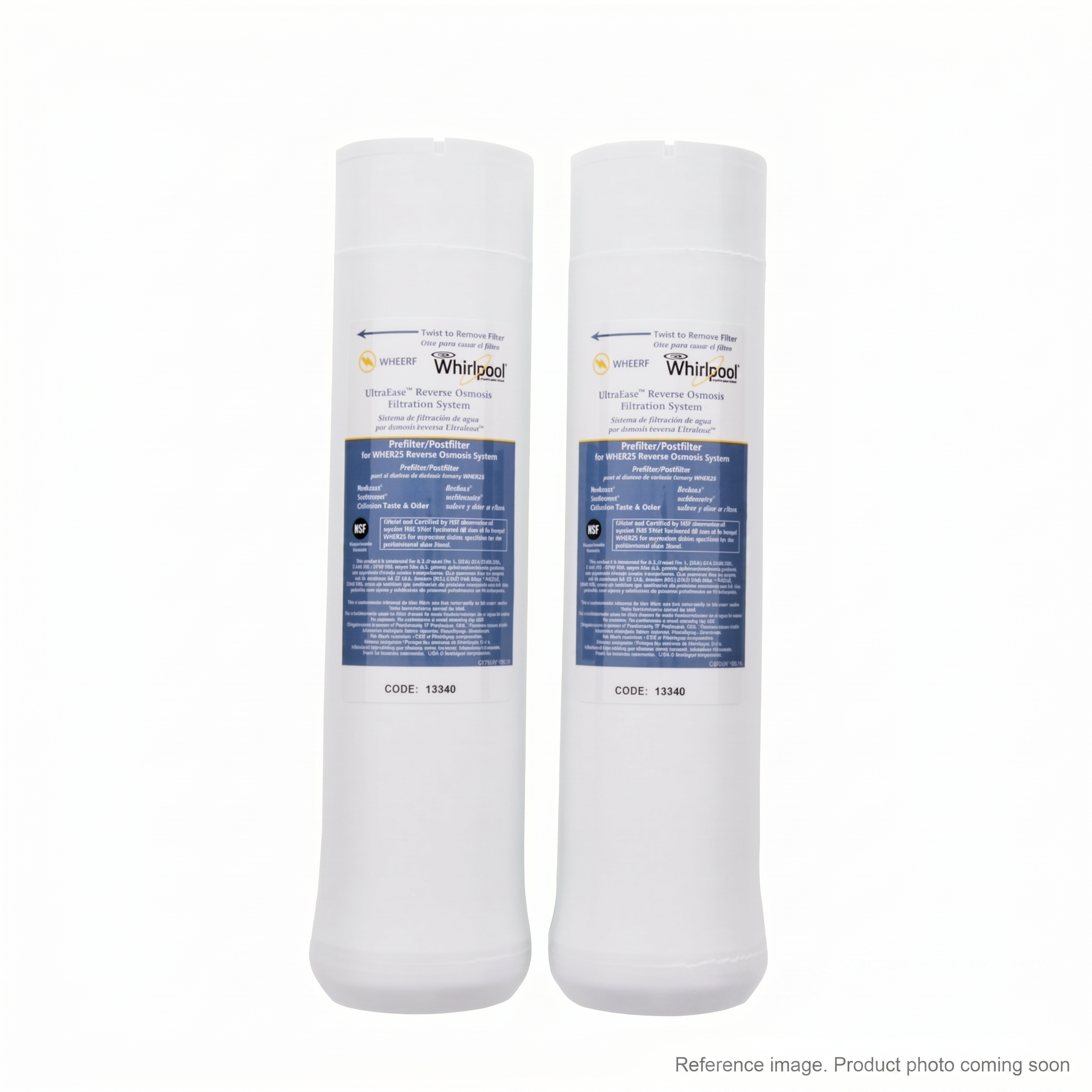 Whirlpool WMH2880SM Filters front product photo | stocked in BC, ships Canada-wide