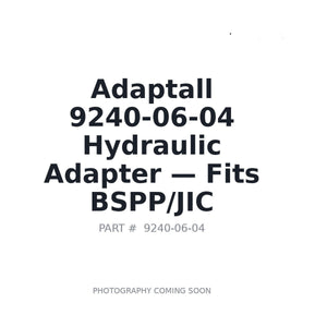 Adaptall 9240-06-04 Hydraulic Adapters | Stocked in BC, Ships Canada-Wide