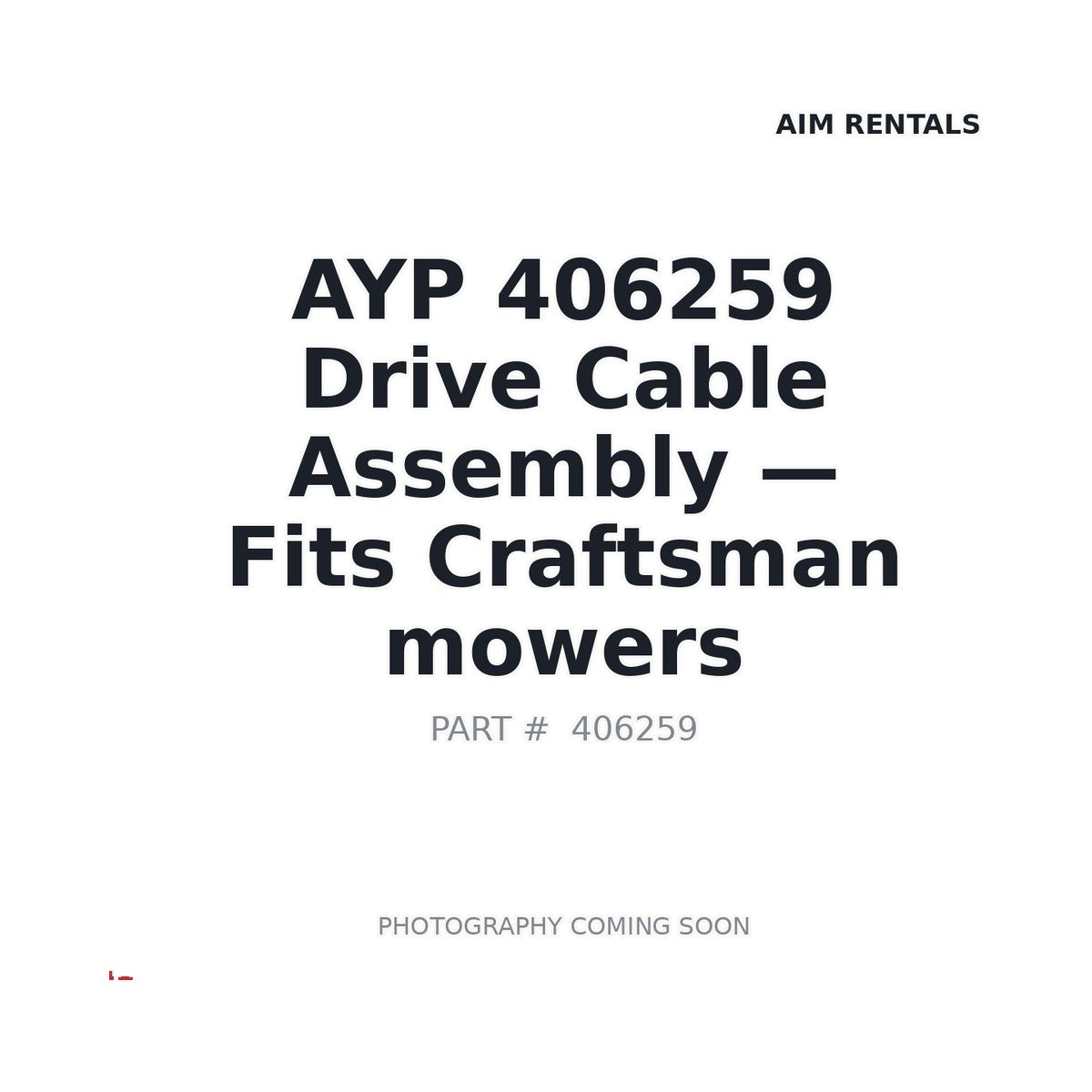 406259 406259 Control Cables