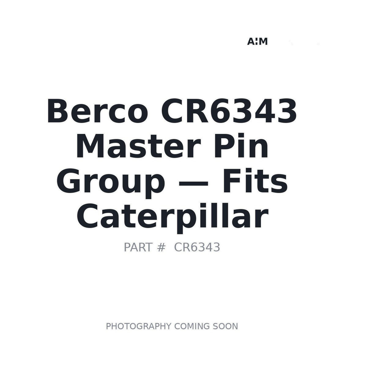 CR6343 CR6343 Undercarriage Parts
