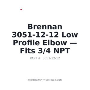 Brennan 3051-12-12 Hydraulic Fittings | Stocked in BC, Ships Canada-Wide