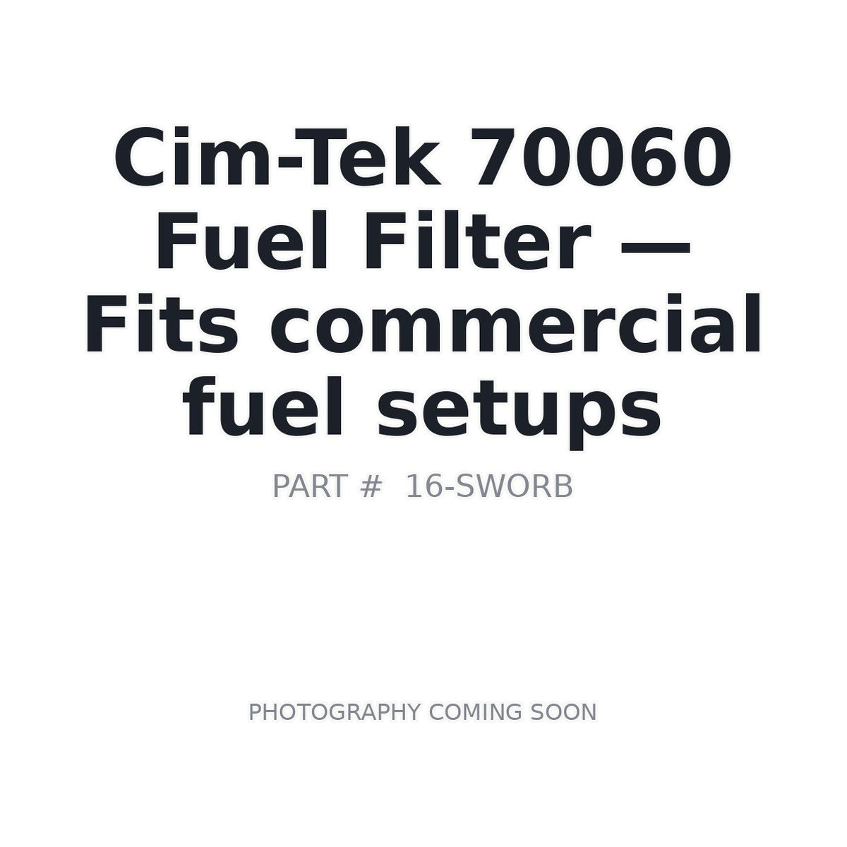 70060 70060 Filters