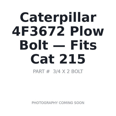 4F3672 Caterpillar Hardware Bolts