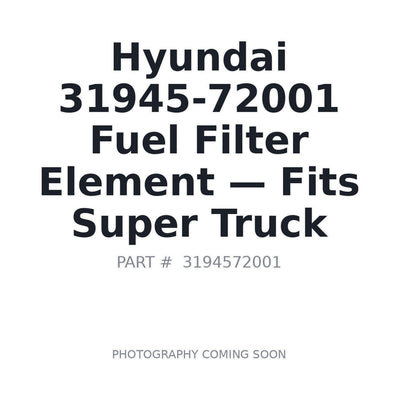 31945-72001 Hyundai Filters