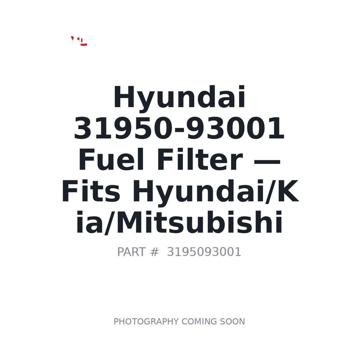 31950-93001 Hyundai Filters
