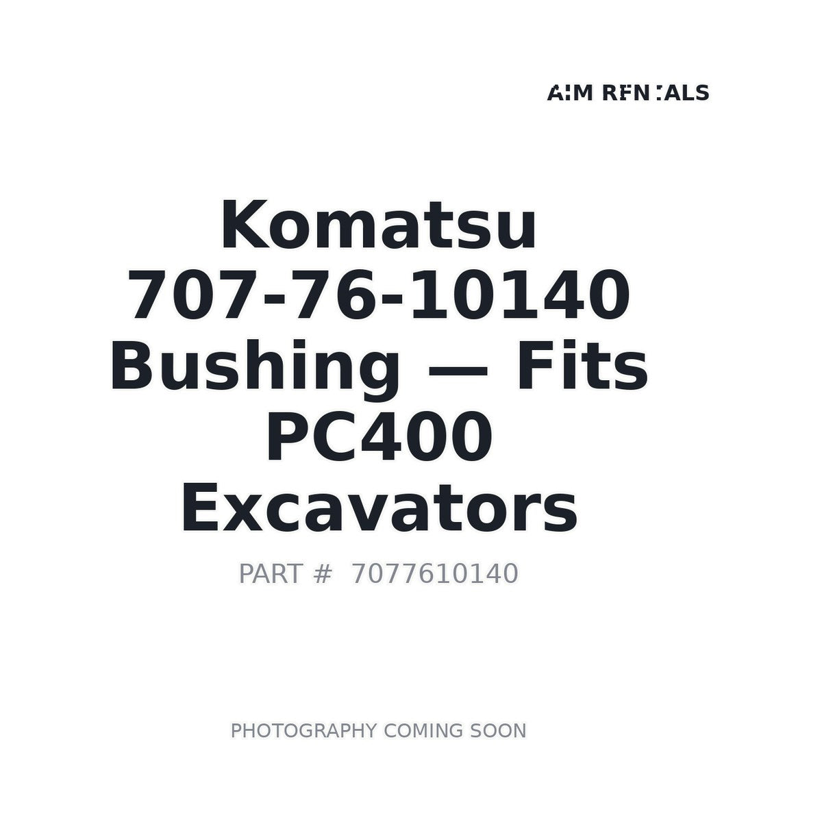707-76-10140 Komatsu Bushings