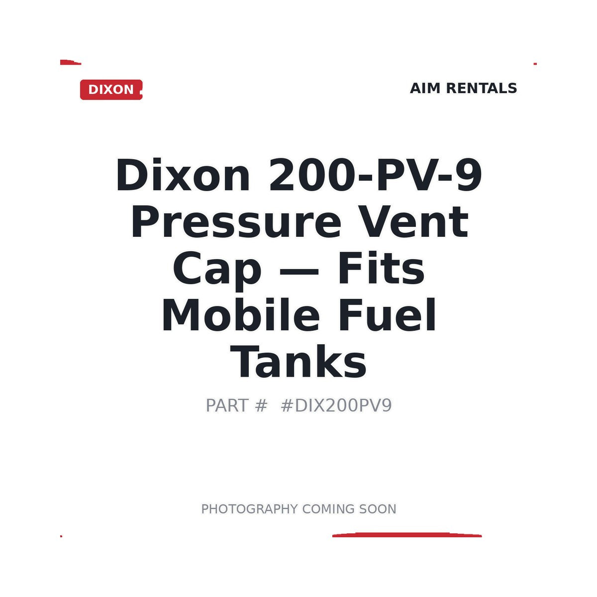 200-PV-9 200-PV-9 Fuel Tank Caps