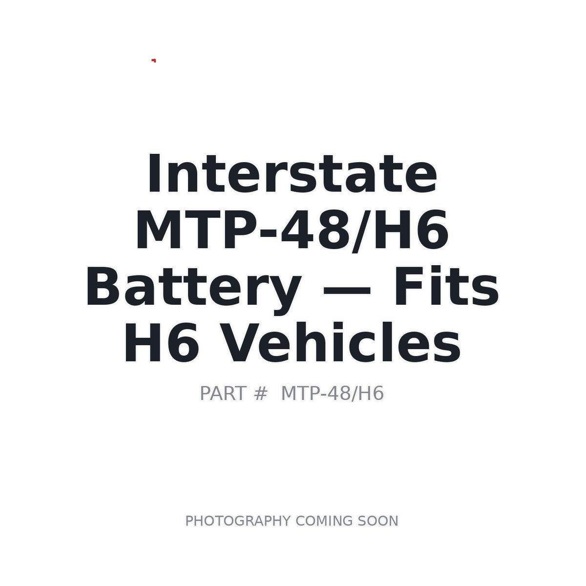 MTP-48/H6 MTP-48/H6 Batteries