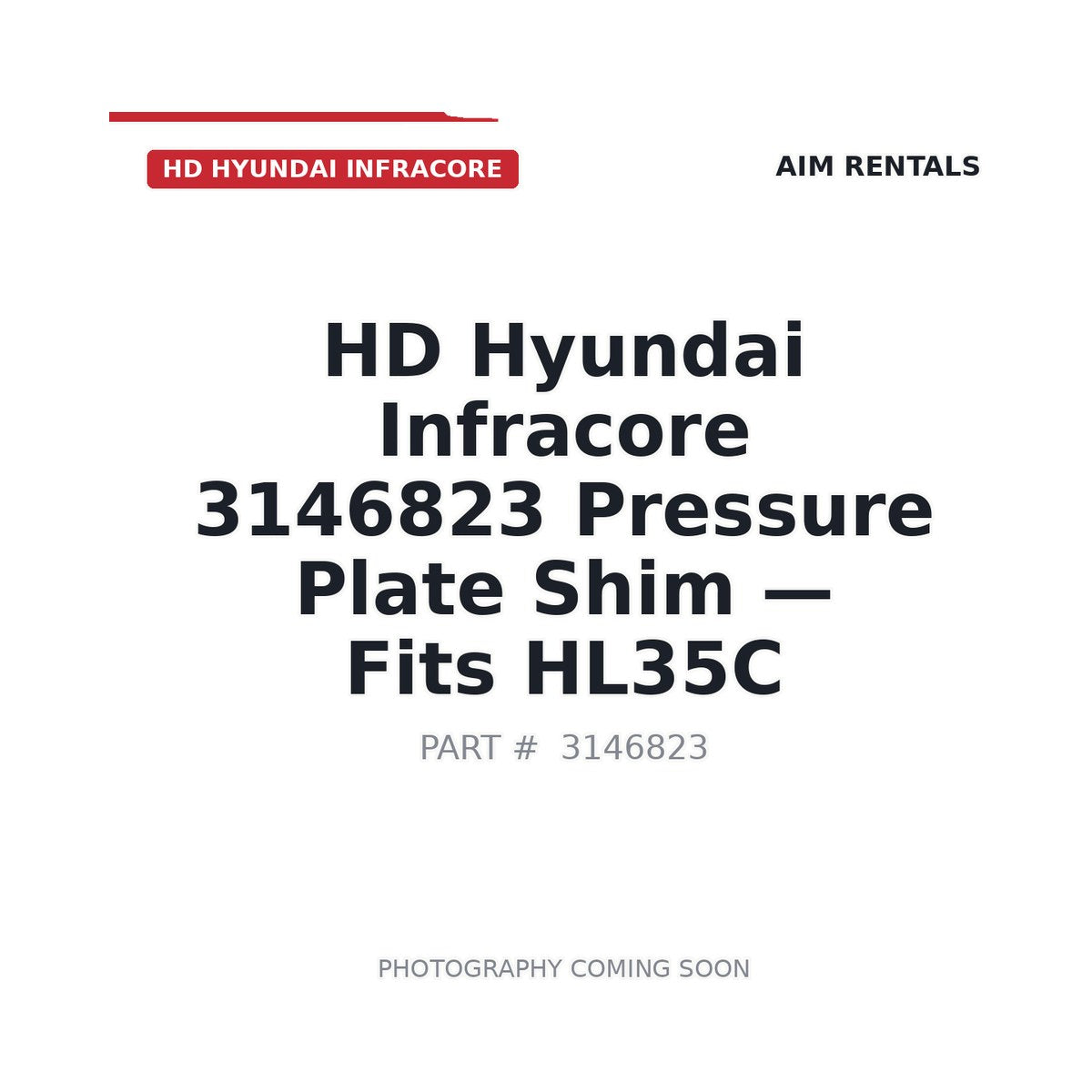 3146823 Hyundai Transmission Parts