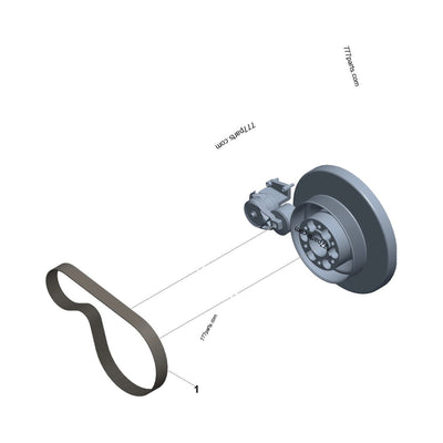 3899594 Cummins V Ribbed Fan Drive Belt - Fits Cummins ISX, Cummins ISX15, Cummins X15, Cummins ISX15 CM2350 X101