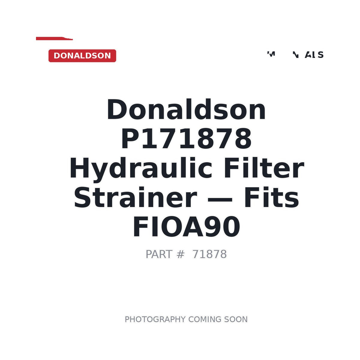 P171878 Donaldson Hydraulic Filter