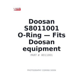 Doosan S8011001 Seals & Seal Kits | Stocked in BC, Ships Canada-Wide