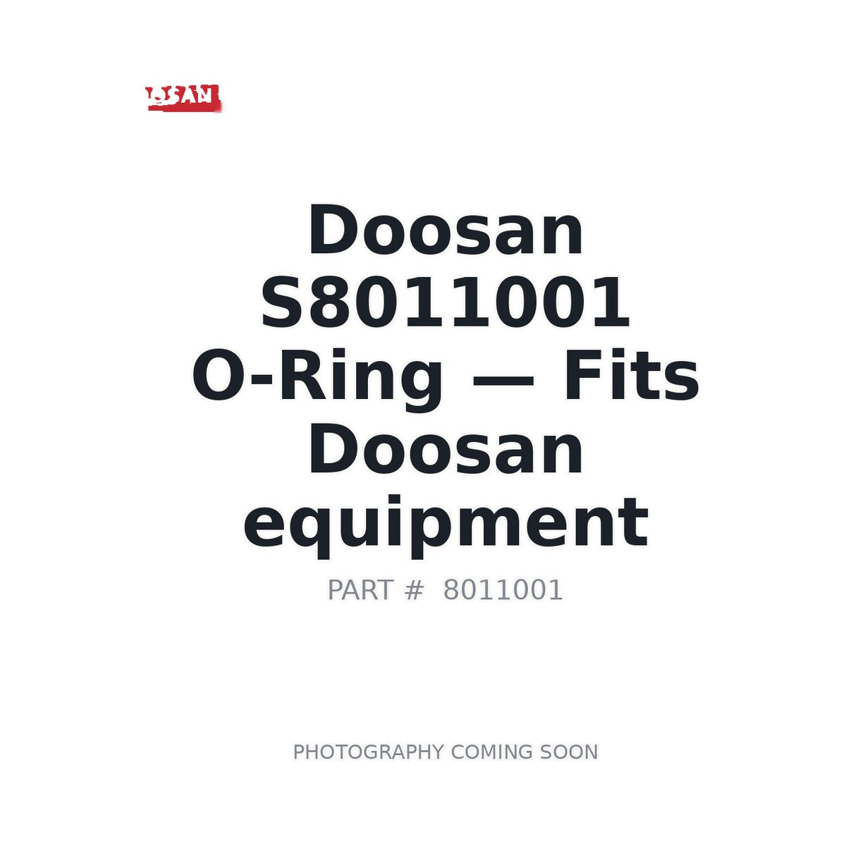 S8011001 Doosan Seals & Seal Kits