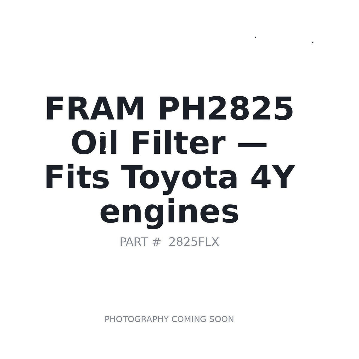 PH2825 PH2825 Filters