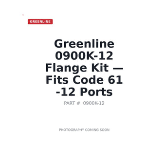 Greenline 0900K-12 Hydraulic Fittings . Fits Code 61 -12 Ports | Stocked in BC, Ships Canada-Wide