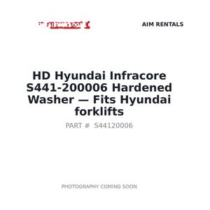 Hyundai S44120006 Hardware Washers | Fits Hyundai forklifts | Stocked in BC, Ships Canada-Wide