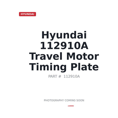 112910A Hyundai Travel Motor Timing Plate