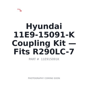 Hyundai 11E9-15091-K Hydraulic Couplings . Fits R290LC-7 | Fits Hyundai R290LC-7, R290LC-7A | Stocked in BC, Ships Canada-Wide