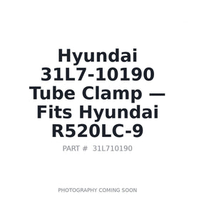 Hyundai 31L7-10190 Hardware . Fits R520LC-9 | Fits Hyundai R520LC-9 | Stocked in BC, Ships Canada-Wide