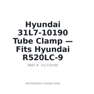 31L7-10190 Hyundai Hardware . Fits R520LC-9