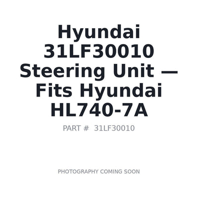 31LF30010 Hyundai Steering Unit . Fits HL740-7A - Fits Hyundai HL740-7A
