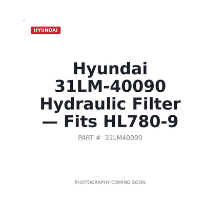31LM-40090 Hyundai Pilot Safety Hydraulic Filter Element