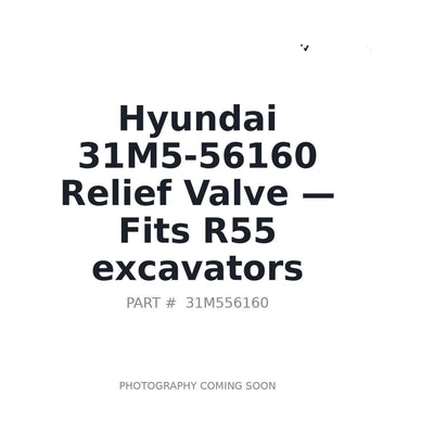 31M5-56160 Hyundai Hydraulic Valves