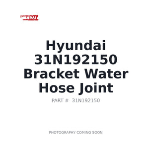 Hyundai 31N192150 Bracket Water Hose Joint | Fits Hyundai excavators | Stocked in BC, Ships Canada-Wide