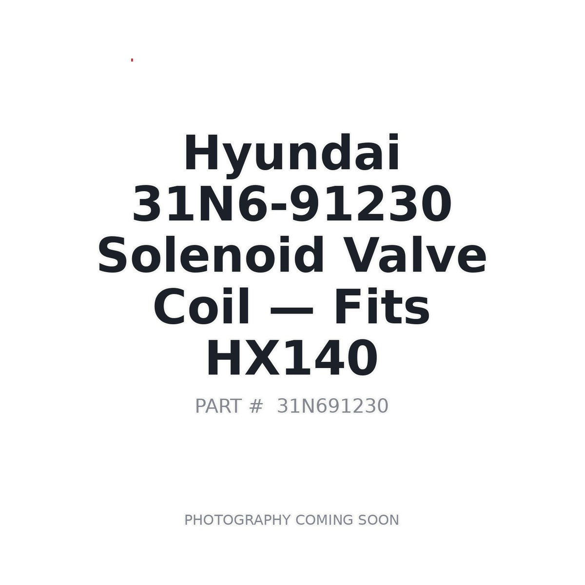 31N6-91230 Hyundai Electrical Components