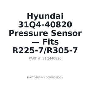 Hyundai 31Q4-40820 Sensors . Fits R225-7/R305-7 | Fits Hyundai R225-7, R305-7 | Stocked in BC, Ships Canada-Wide