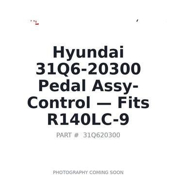 31Q6-20300 Hyundai Hydraulic Controls . Fits R140LC-9