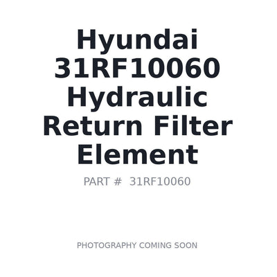 31RF-10060 Hyundai Hydraulic Return Filter Element