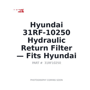 Hyundai 31RF-10250 Filters | Fits Hyundai wheel loaders | Stocked in BC, Ships Canada-Wide