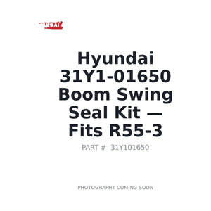 Hyundai 31Y1-01650 Hydraulic Seals . Fits R55-3 | Fits Hyundai R55-3 | Stocked in BC, Ships Canada-Wide