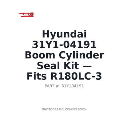 31Y1-04191 Hyundai Hydraulic Seals . Fits R180LC-3