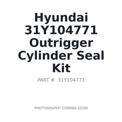 31Y104771 Hyundai Outrigger Cylinder Seal Kit