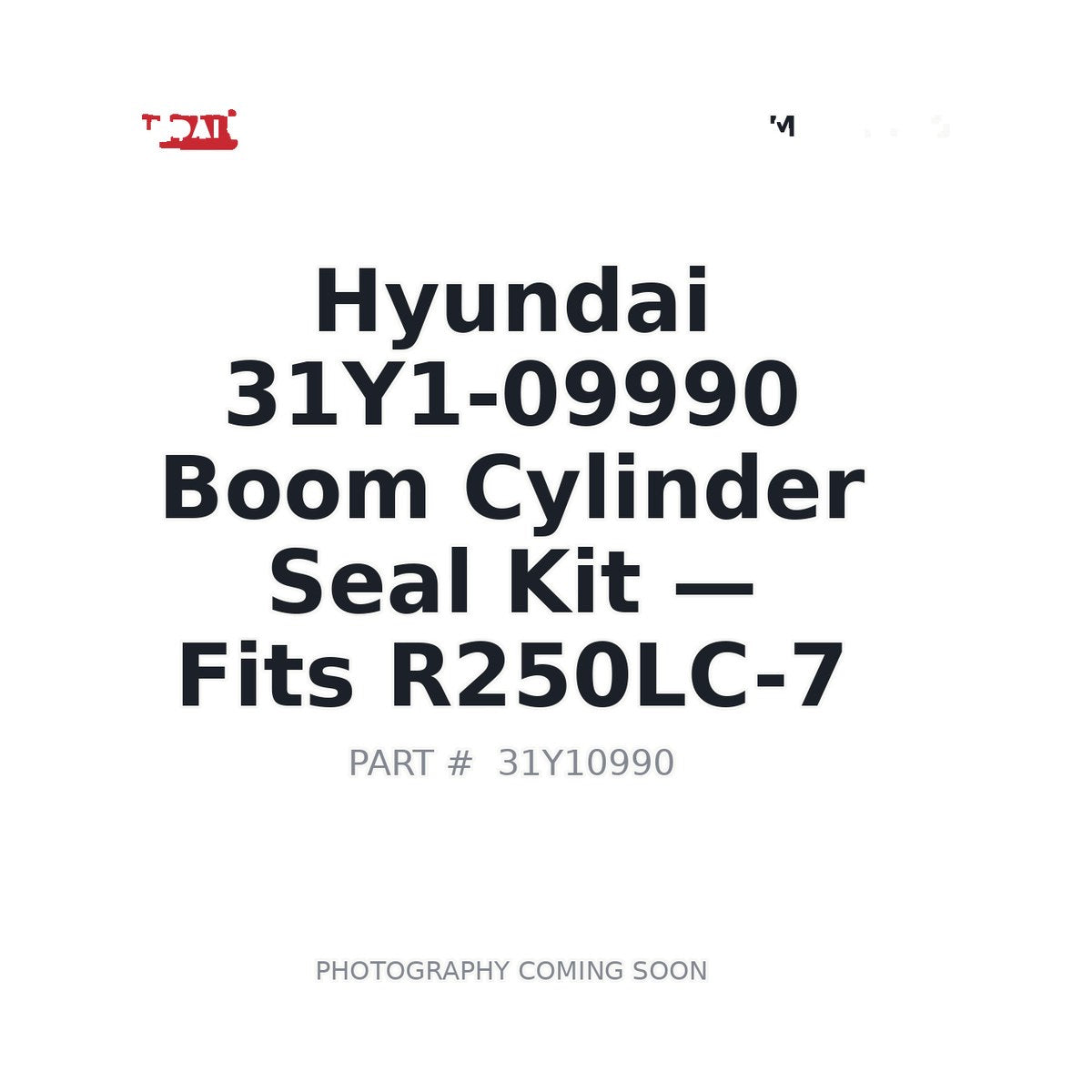 31Y1-09990 Hyundai Hydraulic Cylinder Seal Kits . Fits R250LC-7