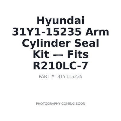 31Y1-15235 Hyundai Hydraulic Seals . Fits R210LC-7