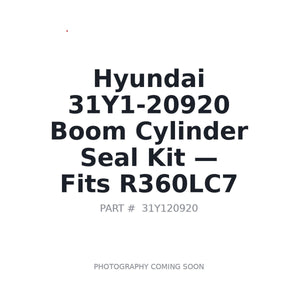 Hyundai 31Y1-20920 Hydraulic Seals | Fits Hyundai R360LC-7 | Stocked in BC, Ships Canada-Wide